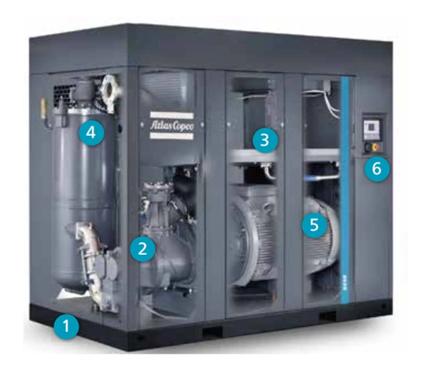 Kuinka poistaa vikavalo ruuvi-ilmakompressorista